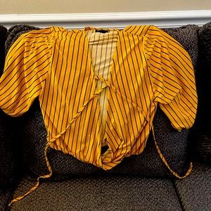 Classy, cut open shirt